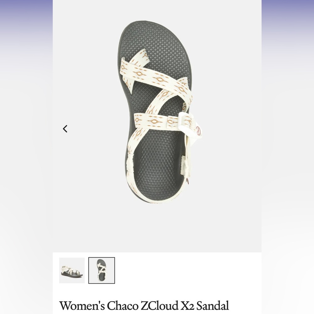 Chaco cloud x2 sandal size 9